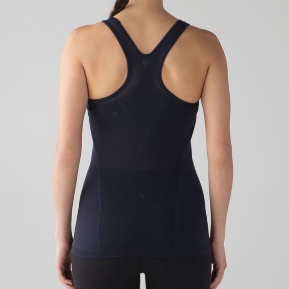 LULULEMON | Midnight Navy Reveal Racerback Tank Top Women’s Size 6 - Picture 11 of 11